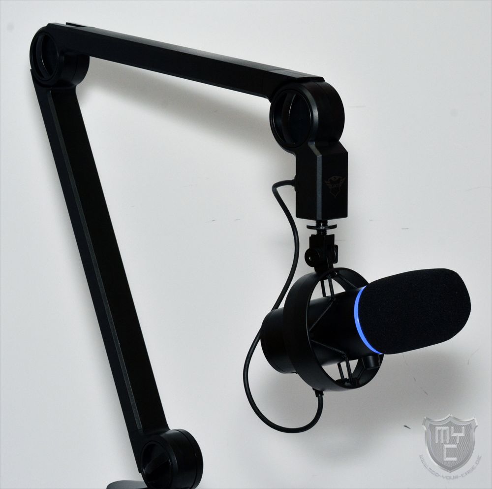 Trust - GXT 255+ Onyx - Professionelles Studiomikrofon mit Arm