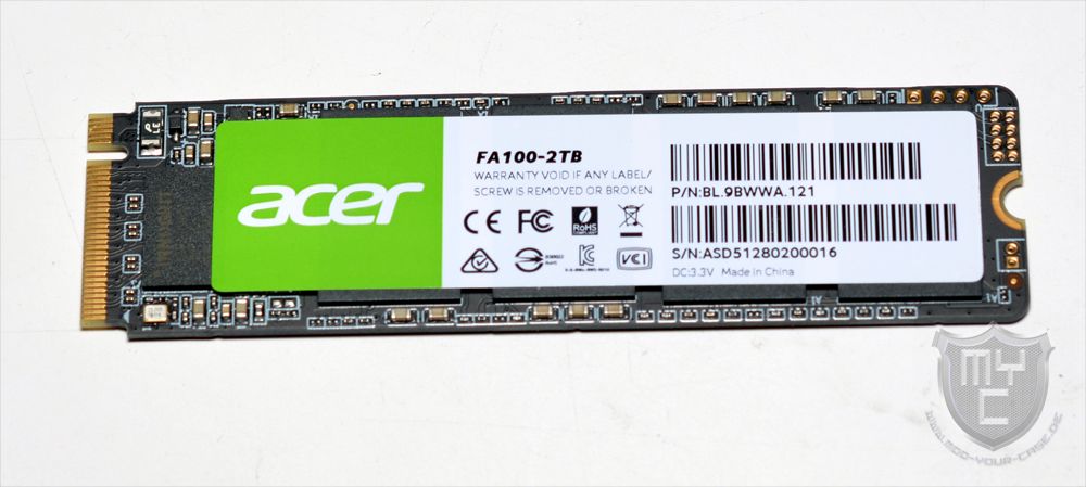 Acer - FA100 M.2 NVMe PCIe Gen3 SSD