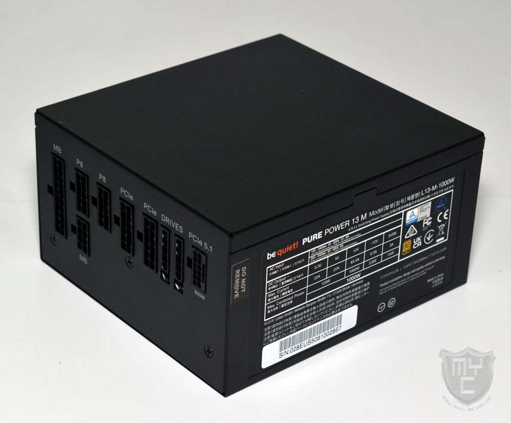 Fonte de Alimentação ATX be quiet! Pure Power 13 M 850W ATX 3.1/PCIe 5.1 80 Plus