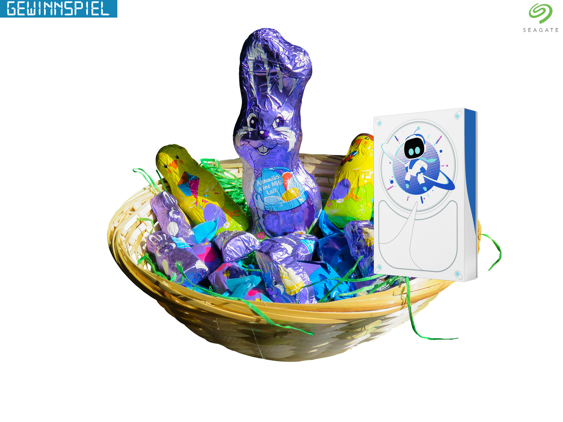 Ich habe das Osternest gefunden