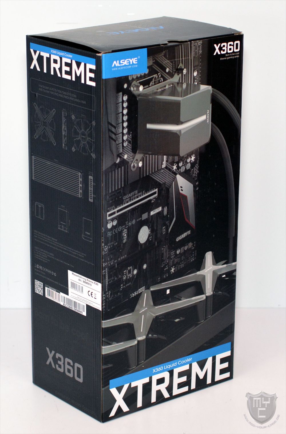 ALSEYE – H360 – 360mm AiO-Wasserkühlung – MYC Media – hardware for